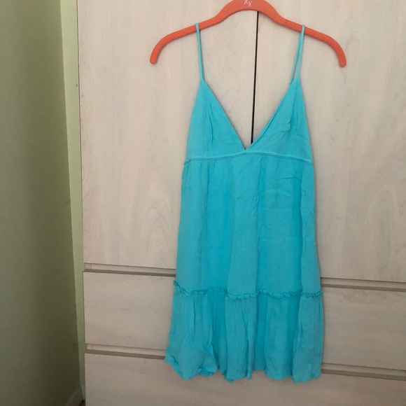 Garage Dresses & Skirts - Beautiful New Garage Turquoise Blue Dress w/ Adjustable Straps
